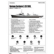 Trumpeter German Zerstörer Z-28, 1945 1:700 (05790)