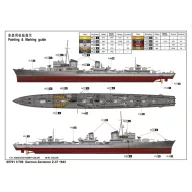 Trumpeter German Zerstörer Z-37, 1943 1:700 (05791)