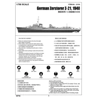 Trumpeter German Zerstörer Z-21 1940 1:700 (05792)