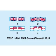 Trumpeter HMS Queen Elizabeth 1918 1:700 (05797)
