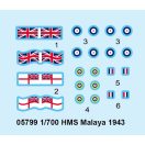 Trumpeter HMS Malaya 1943 1:700 (05799)