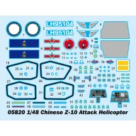 Trumpeter Chinese Z-10 Attack Helicopter 1:48 (05820)