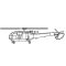 Trumpeter Alouette Helicopter 1:350 (06286)