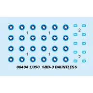 Trumpeter SBD-3 DAUNTLESS 1:350 (06404)