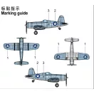 Trumpeter F4U-4 CORSAIR(Pre-painted) 1:350 (06405)