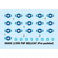 Trumpeter F6F HELLCAT (Pre-painted) 1:350 (06406)