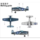 Trumpeter F6F HELLCAT (Pre-painted) 1:350 (06406)