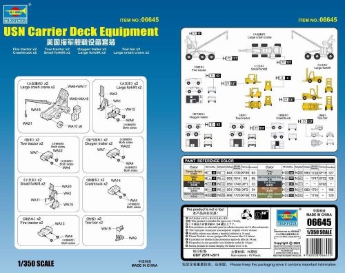 Trumpeter USN Carrier Deck Equipment 1:350 (06645)