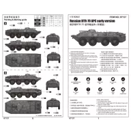 Trumpeter Russian BTR-70 APC early version 1:72 (07137)