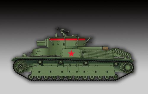 Trumpeter Soviet T-28 Medium Tank (Welded) 1:72 (07150)