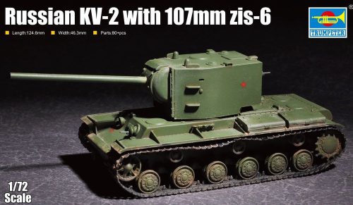 Trumpeter Russian KV-2 with 107mm zis-6 1:72 (07162)