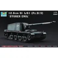 Trumpeter Sturer Emil 12,8 cm Sf. L/61 Pz.Sf.V 1:72 (07210)