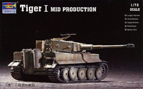 Trumpeter Tiger 1 Tank (Mid.) 1:72 (07243)