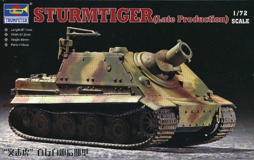Trumpeter ''Sturmtiger''Assault Mortar (Late Type) 1:72 (07247)