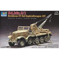   Trumpeter Drehkran 6t auf Zugkraftwagen 18t (Sd.Kfz. 9/1) 1:72 (07251)
