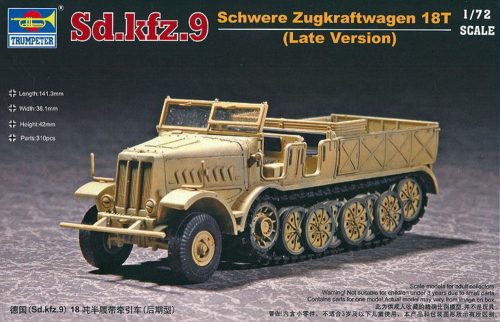 Trumpeter Sd.Kfz. 9 schwerer Zugkraftwagen 18t Type F3 1:72 (07252)