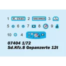 Trumpeter Sd.Kfz.8 Gepanzerte 12t 1:72 (07404)