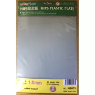   Master Tools HIPS 1,0mm plastic sheet(210mmx300mmx2pc  (08003)