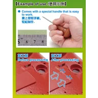   Master Tools HG Micro Rivet Punch (23 Pcs , 0.25mm-1.35mm) (08020)