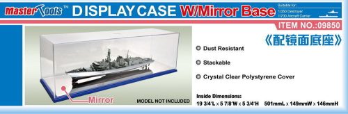 Master Tools Display Case w/Mirror Base 501x149x146mm WxL  (09850)