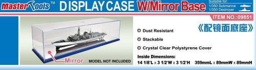 Master Tools Display Case w/Mirror Base 359x89x89mm WxL  (09851)