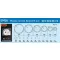 Master Tools Plastic Circle Board B-set  (09938)