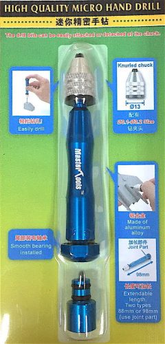 Master Tools High Quality Micro Hand Drill  (09961)
