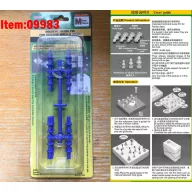   Master Tools Holding/Guide pin for silicone mould-M (Blue)  (09983)