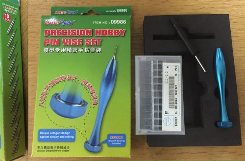 Master Tools Precision Hobby Pin Vise Set(0.3-1.2mm)  (09986)
