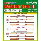 Master tools Masking Tape 2mm/2pcs, 3mm/1pc (09996)