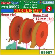 Master Tools Masking tape 5mm, 8mm, 12mm (09997)
