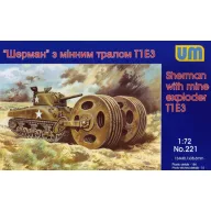 Unimodels Sherman with mine exploder T1E3 1:72 (UM221)