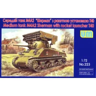 Unimodels Tank M4A2 with T40 rocket launcher 1:72 (UM223)
