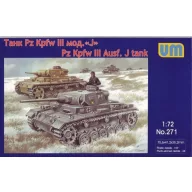 Unimodels Pz.Kpfw III Ausf.J.German tank 1:72 (UM271)