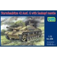  Unimodels Sturmhaubitze 42 Auf.G w. Saukopf mantle 1:72 (UM288)