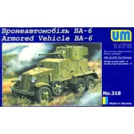 Unimodels Armored Vehicle BA-6 Soviet 1:72 (UM318)