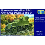 Unimodels Armored Vehicle BA-3 1:72 (UM320)