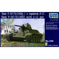 Unimodels T-34/76 with gun L-11 (1940) 1:72 (UM336)