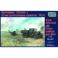   Unimodels GAZ - AAA mit 57 mm ZIS-2 Antitank gun 1:72 (UM367)