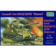 Unimodels Medium tank M4A3(76)W HVSS 1:72 (UM379)