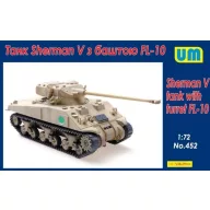 Unimodels Sherman V Tank with turret FL-10 1:72 (UM452)