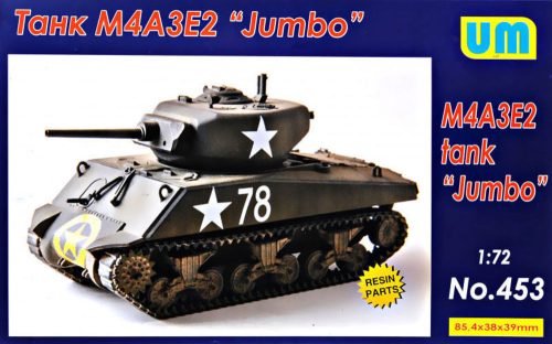 Unimodels M4A3E2 Jumbo Tank 1:72 (UM453)