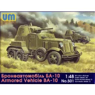 Unimodels BA-10 Soviet armored vehicle 1:48 (UM501)