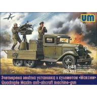  Unimodels Quadruple Maxim anti-aircaft machine-gun 1:48 (UM511)