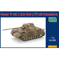   Unimodels Panzer IV mit 7.5cm KwK L/70 mit Schmalturm 1:72 (UM555)