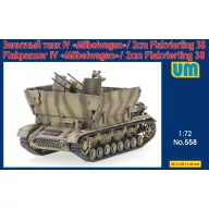   Unimodels Flakpanzer IV Mobelwagen/2cm Flakvierling38 1:72 (UM558)