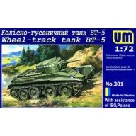 Unimodels Wheel-Track Tank BT-5 1:72 (UMT301)