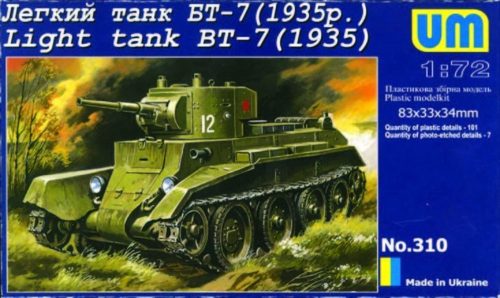 Unimodels Light Tank BT-7 (1935) 1:72 (UMT310)