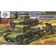   Unimodels T-26T Armored transporter/T-26TN Reconnaissance observation tank 1:72 (UMT404)
