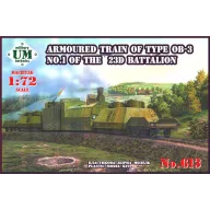   Unimodels Armored train of type OB-3 No.1 of 23D 1:72 (UMT613)